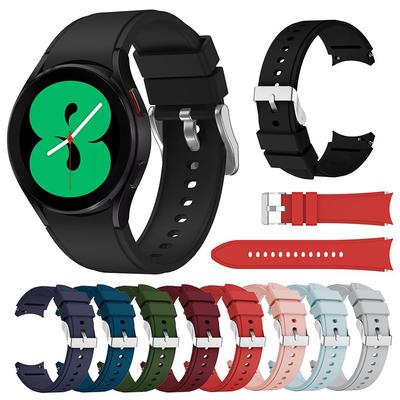 For Samsung Galaxy Watch 6/5/4 44mm 40mm Silicone Watchband Strap for Samsung Galaxy Watch 4 Classic 46mm 42mm