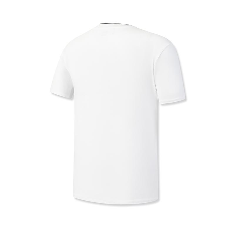 FILA Tennis Fashion Classic Minimalist Retro Sports Casual Versatile Comfortable Short Sleeve T-Shirt Men tops Jade-White A11M613102FWT