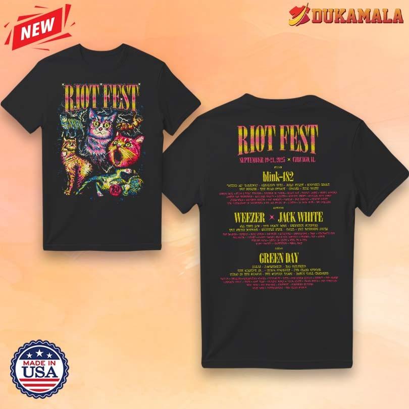 Riot Fest Riot Fest Chicago 2025 T Shirt Unisex T-Shirt XXXL