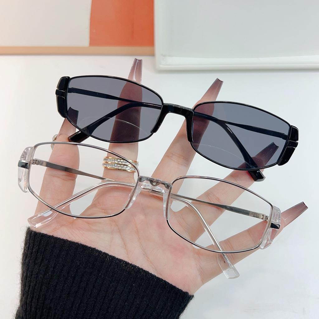 High Quality Ellipse Sunglasses Women Metal Frame Glasses Vintage Brand Round Sun Glasses For Men Shades Female Eyewear