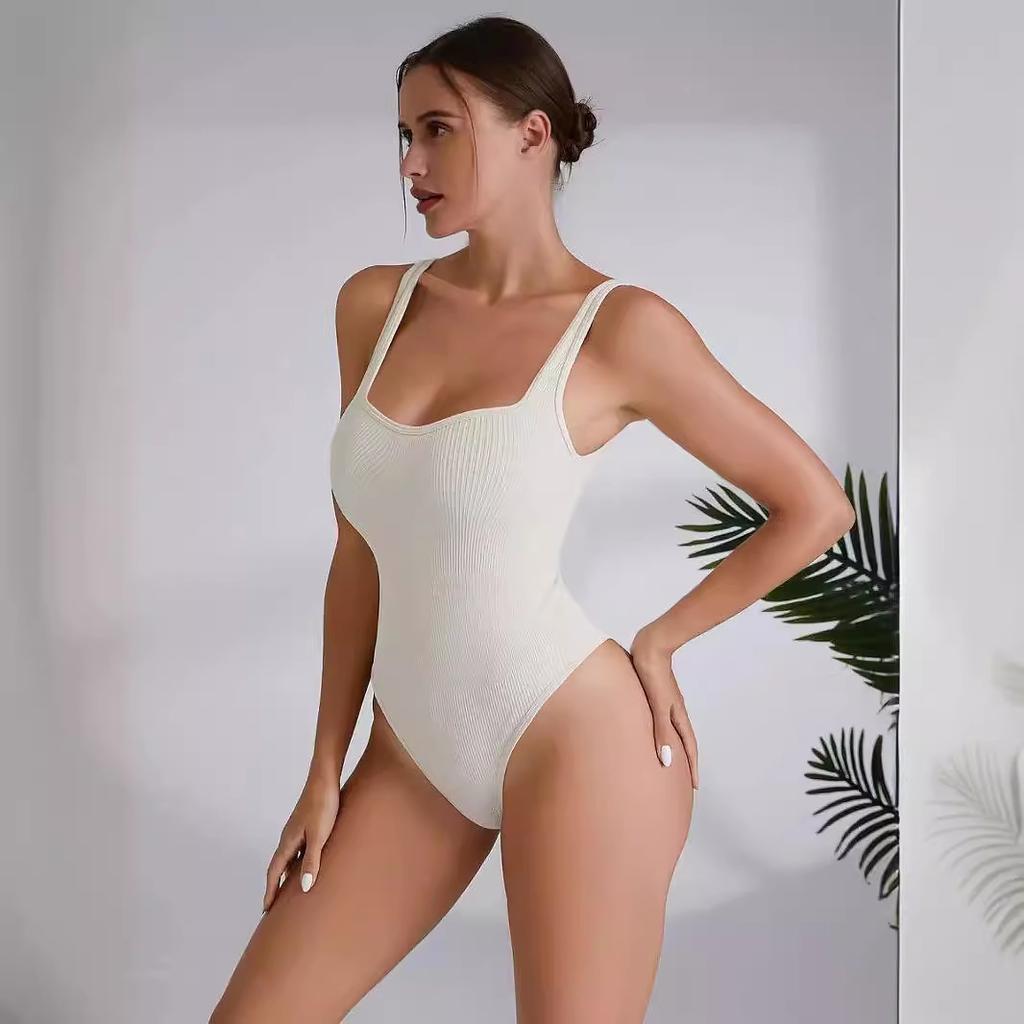 Dámské žebrované tílko bez rukávů Trojúhelník Stahování a tvarování břicha Bezešvé sportovní a fitness oblek na jógu vše v jednom