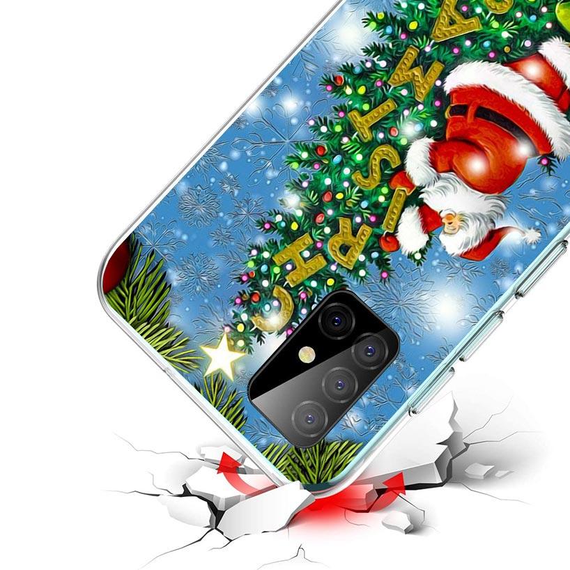Christmas Santa Claus Present Phone Case For Samsung Galaxy A52 A51 A50S A32 A22 A12 A02S A72 A71 A31 A70 A30S Note 20 Ultra 10