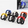Universal Motorcycle Luggage Hanger Double Hook Aluminium Alloy Motorbike Helmet Holder Storage Screws Motorcycle Accessories