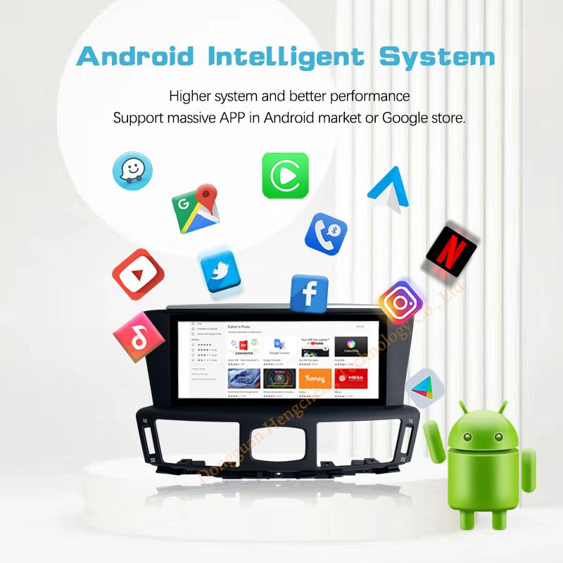 10.25" For Infiniti Q70L M37 2011-2019 GPS Navigation Radio Android11 8+128G 8Core CarPlay 4G 360 Camera Car Multimedia Player