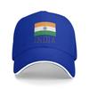 Bandiera Indiana Tricolore con Chakra di Ashoka Cappellino da Baseball Indiano Desi Cappellino Trucker alla Moda Cappellino Snapback per Coppia Primavera Donna Rock