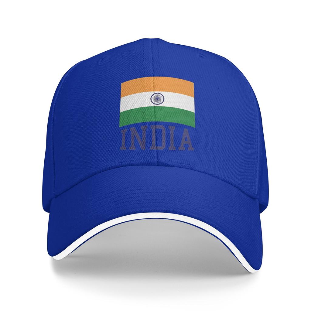 Bandiera Indiana Tricolore con Chakra di Ashoka Cappellino da Baseball Indiano Desi Cappellino Trucker alla Moda Cappellino Snapback per Coppia Primavera Donna Rock