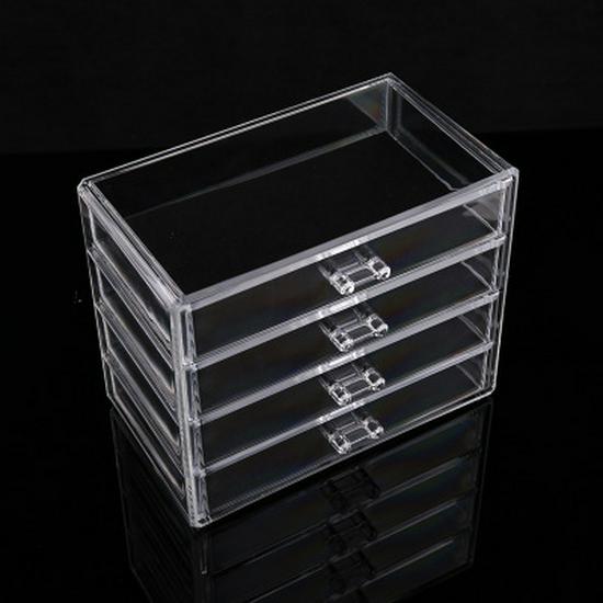 

Акриловый прозрачный органайзер для косметики и средств по уходу за кожей в виде ящика Foam Paper Box Packaging