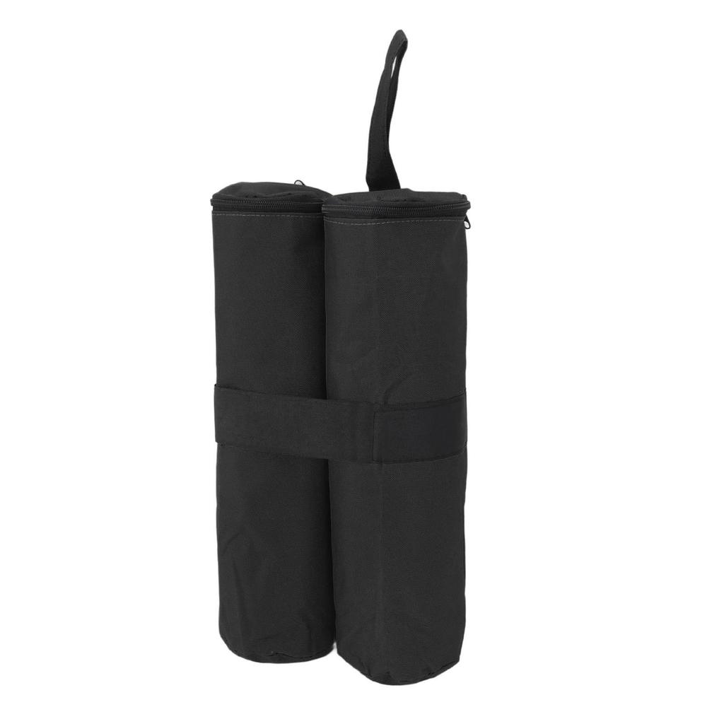 Tent Sand Bag Hook and Loop Design Tent Weight Bag Fixed Sandbags for Outdoor Tents Canopies Sun Umbrellas Black