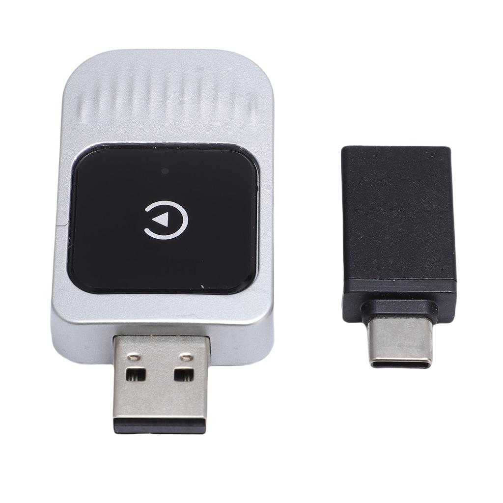 Car Wireless Adapter for CarPlay 5.8GHz WiFi Bluetooth 5.0 Auto Connection Car Wired To Wireless Adapter Plug and Play