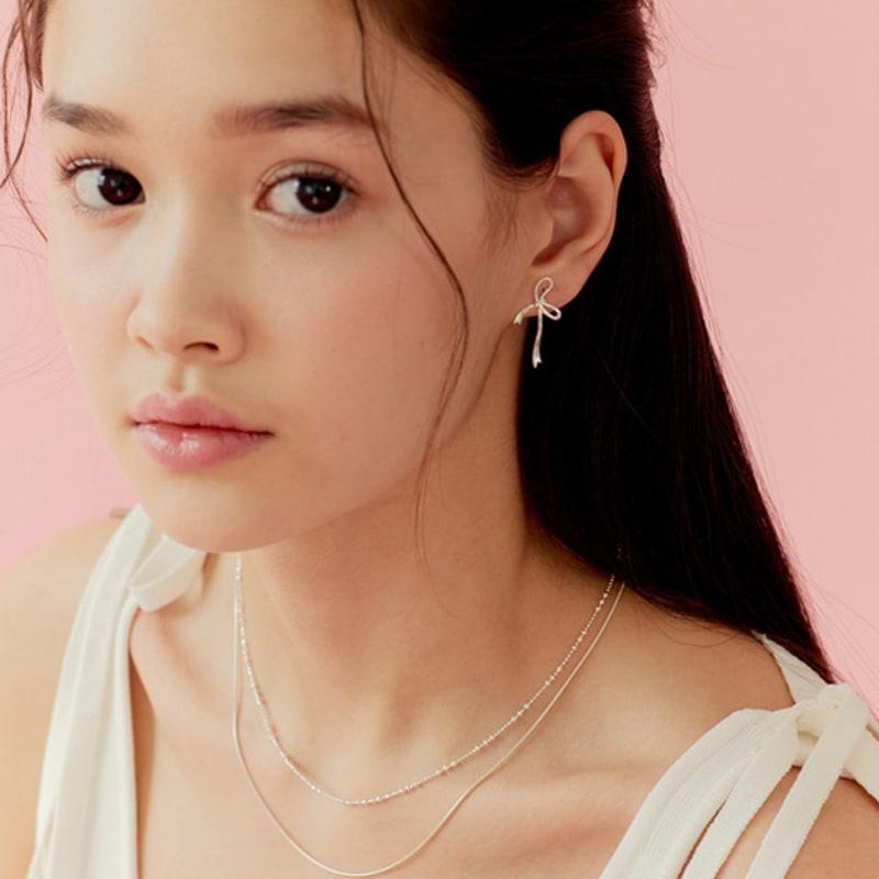 Murmur [925silver]Round Snake Necklace