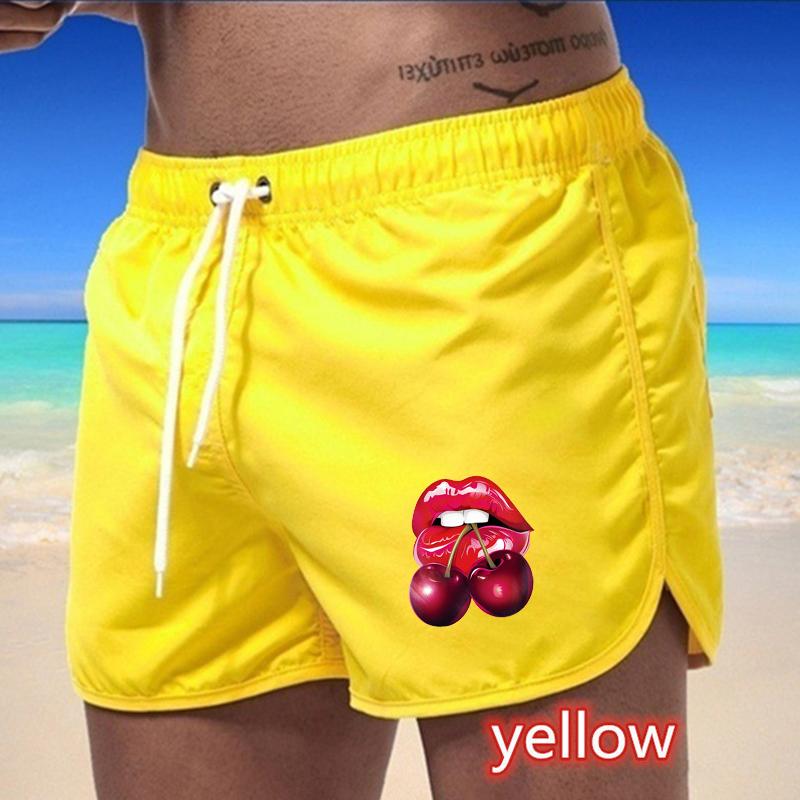 BBK-65 Summer New Men's Quick-Drying Swim Trunks Sports Pants Swimwear Beach Shorts Jogging Shorts Sports Creative Basketball Print