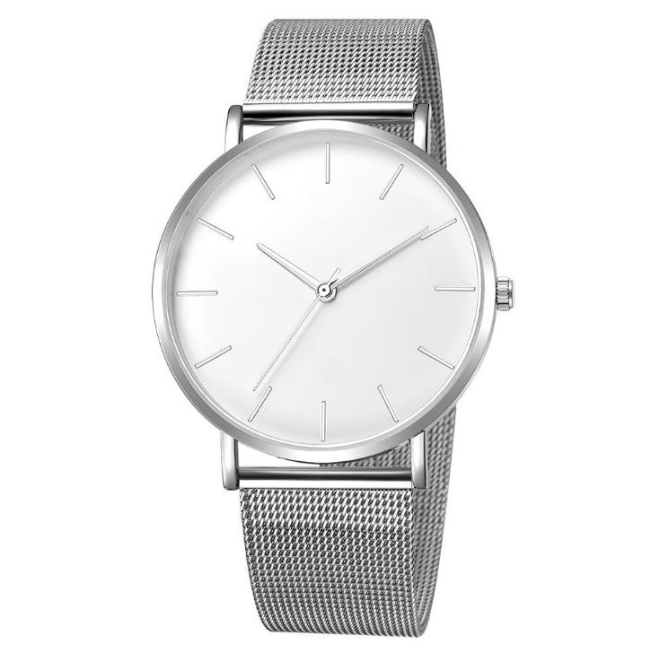 Mode-Netzwerk Mit Herren- Und Damenarmbanduhren, Europäische Und Amerikanische Einfache Herrenarmbanduhren, Paar-Zeiger Quarzarmbanduhren