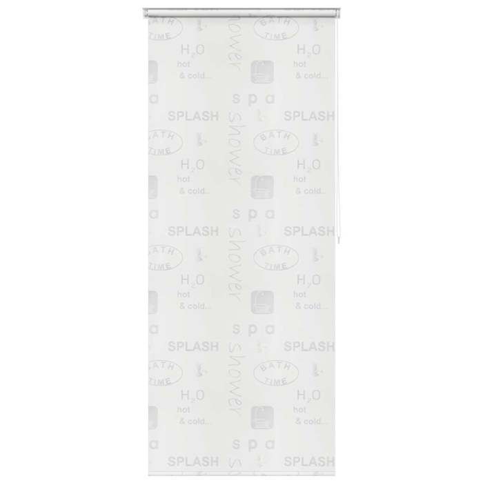 VidaXL Store Roulant de Douche 100x240cm Éclaboussures Rideau de Douche Maison 142872