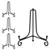 Artliving Plate Stands for Display, 4 Inch Black Iron Easel Plate Display Photo Holder Stand, Displays Picture Frames, Decorative Plates