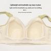 Plus Size Thin Full Cup Bra - Wirefree, Anti-Sagging Support for a Smaller Look