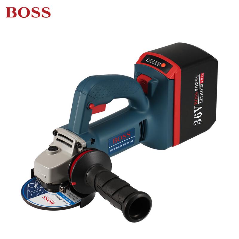 

BOSS BS-7203(M10) Cordless Smart Angle Grinder CN plug (adapter included) 36V 4.0Ah (1 Battery, 1 Charger)
