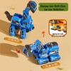 Transforming Dinosaur Inertial Toy Car: Plastic Engineering Vehicle for Kids