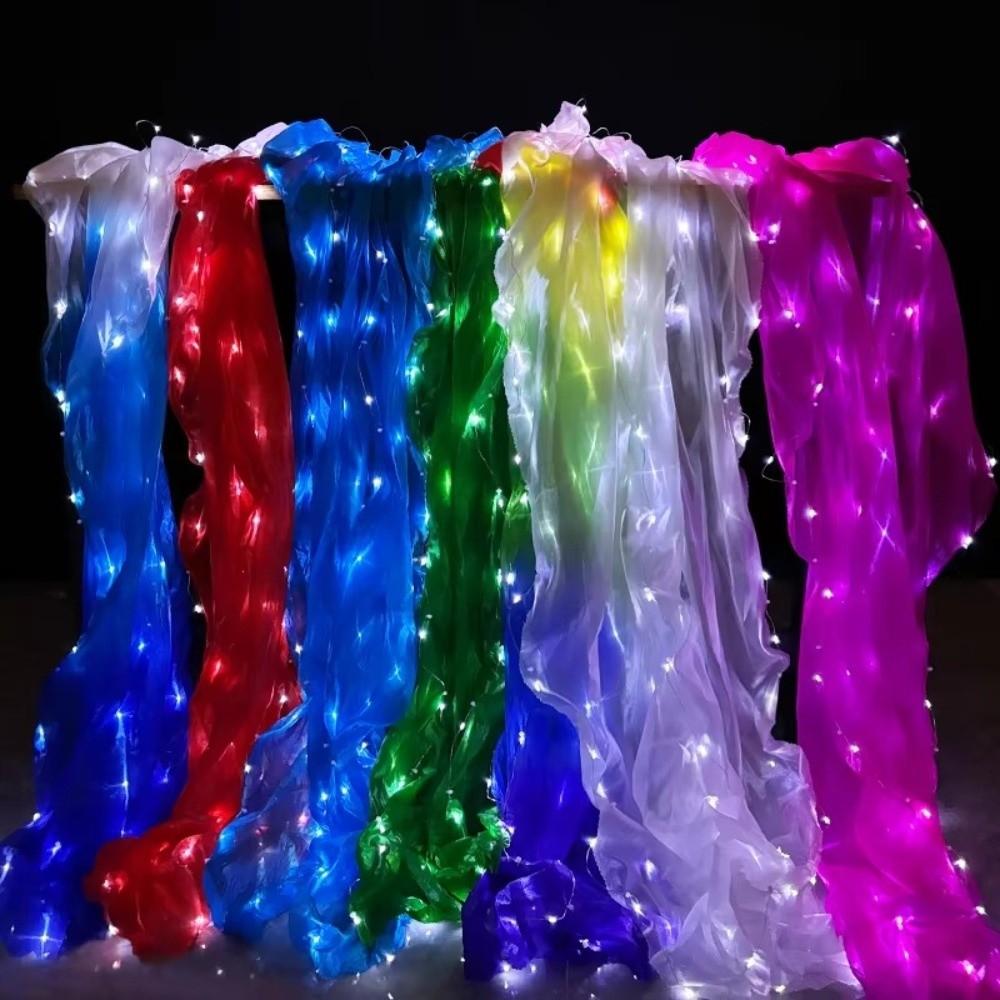 Classical Stage Performance Fan Multi Color Folding Hand Fan Illuminated Fan Wedding Party