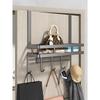 Adhesive No-Drill Door Hook Rack for Clothes