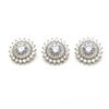 5pcs/lot Luxury Crystal Buttons Cubic Zirconia Button for Coat Decorative CZ Sewing Buttons for Cashmere Knit Cardigan