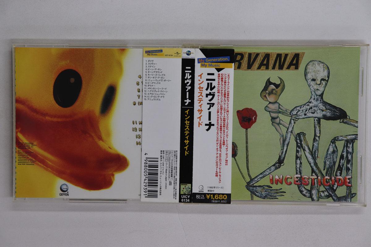 CD NIRVANA Incesticide UICY6134 Geffen 2006 Japan Obi Rock Used