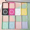 Suitable for Samsung Zflip7 Mobile Phone Case Magnetic Wave Absorbing Pattern ZFlip6 5 Folding Screen PC Skin Feeling Anti Fall Protection Case