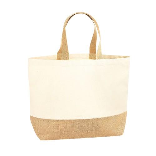 Westford Mill Jute Base Canvas Tote XL