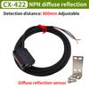 Red LED sensor photoelectric switch CX-441 CX-421 CX-481NPN PNP Diffusion Type Proximity Switch With Reflective Plate