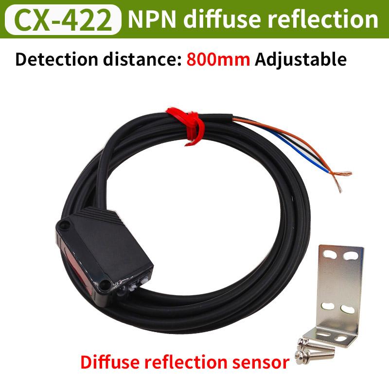 Red LED sensor photoelectric switch CX-441 CX-421 CX-481NPN PNP Diffusion Type Proximity Switch With Reflective Plate