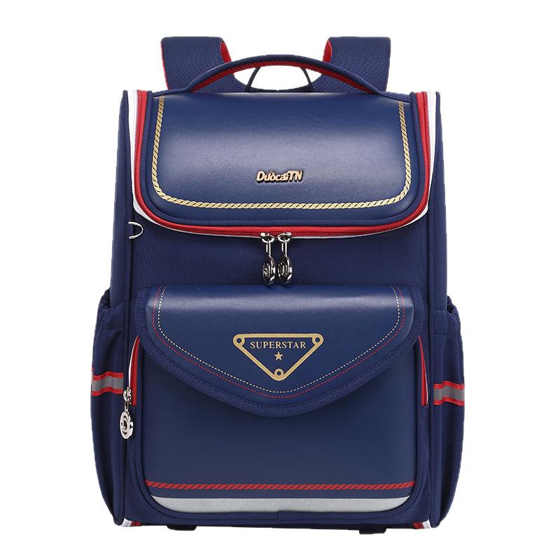 For Students In Grades 1 To 6, There Are Large-mouthed Backpacks for Boys and Large-capacity Double-shoulder Backpacks for Girls