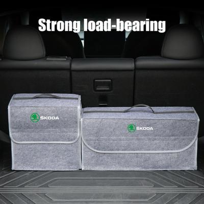 Car Sundries Storage Box Trunk Folding Organizer Bag Tool Case For Skoda S VII Octavia Mk3 Fabia 2 Superb 3u 2 Kamiq Kodiaq VRS BB222