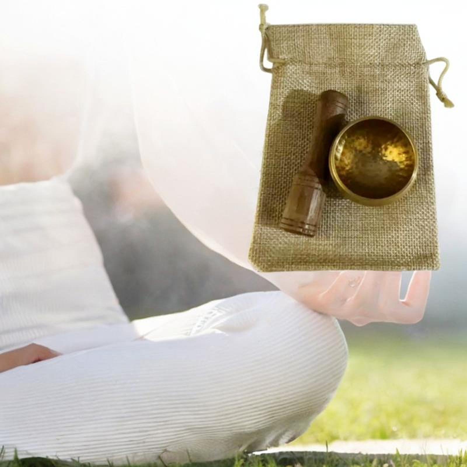 

Мини-набор поющих чаш Маленький тибетский звук Прочный универсальный ручной работы Йога Медитация для Type B