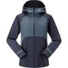 Decathlon MH500 Куртка на липучке, на молнии, с регулируемым капюшоном, однослойная, водонепроницаемая, ветрозащитная и водоотталкивающая, унисекс, синяя