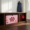 Dust-proof Paw Print Storage Box Folding Clothes Storage Container  Down Jacket