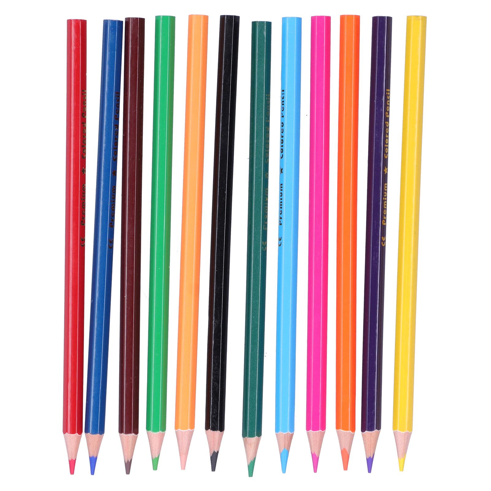 12Pcs Colored Pencil Multicolor Children s Painting Tools Artist Sketching Doodling Craft