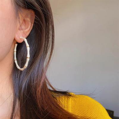 Graceful Attractive Hoop Earrings for Women Charming Elegant Trendy Ear Accessories Female Delicate Wedding Party Jewelry