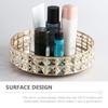 Mirror Tray for Perfume and Jewelry Small Decorative Organizer for Bathroom Countertop Home Makeup Accessory Holder