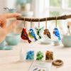 Decorative Ornaments for Tree Branches Acrylic Animal Hanging Ornament Kit, Sea Glass Look Kit DIY Craft Kits Adults with Cord Windows Walls