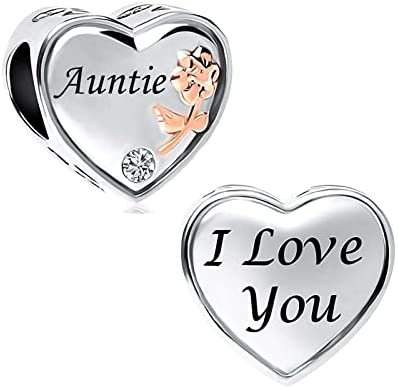 New Copper Mom Wife Sisters Family Pendans Bead Diy Compatible With Authentic Charm Bracelets Necklaces Women Jewellery