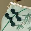 Johnature Čínský styl nádherně vyšívaná taška Cheongsam s třásněmi Starožitná dámská kabelka Retro kabelky přes rameno