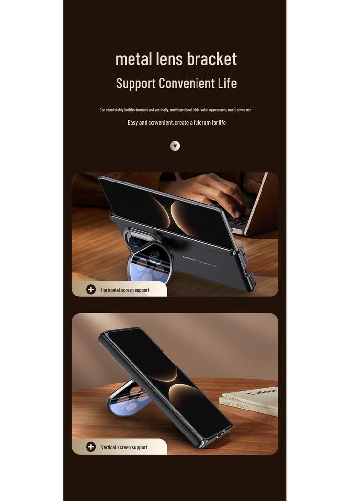 Huawei Matex7 Collector's Edition Magnetic Foldable Phone Case - Full Coverage, Anti-Drop, Double Central Axis Lens Protection