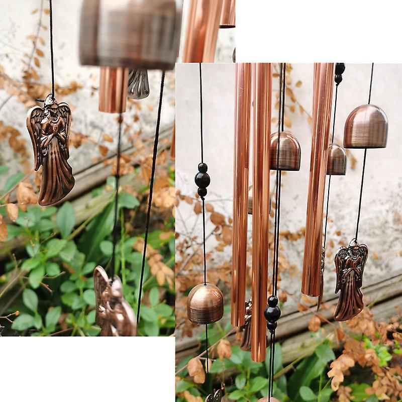 Commemorate Angel Wind Chime Metal Tube Bell Ornament Garden Pendant Gifts New