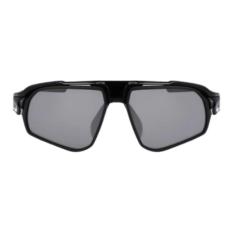 Nike Logo Design Injection Molded Irregular Shape Sunglasses Unisex sunglasses Black FV23870105914