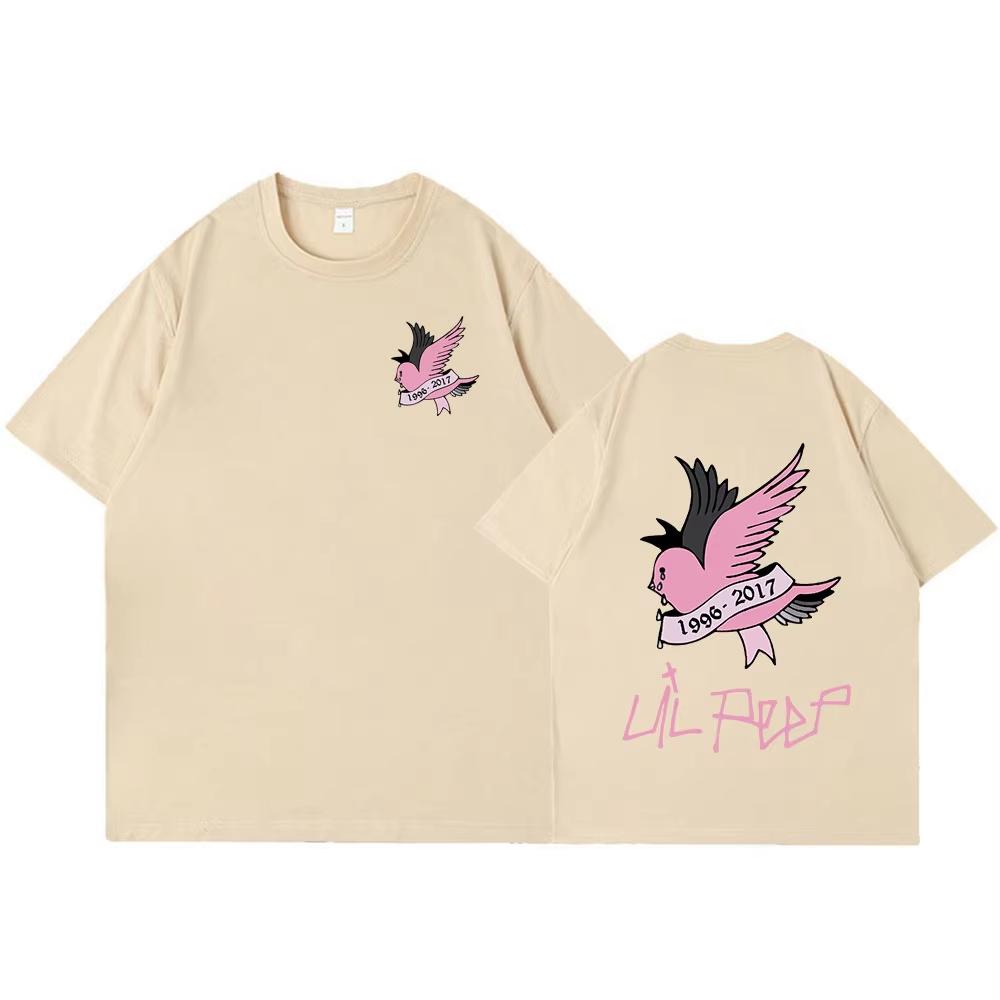 2026 Rap Artist Lil Peep Mens Shirt  Summer CryBaby Album Pattern TShirt  Womens Y2K HipHop ShortSleeved TShirt