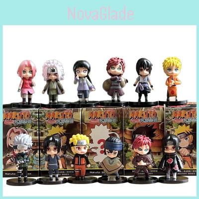 Colección de Figuras de PVC de Naruto Paquete de 12 con Caja Expositora Para Entusiastas del Manga