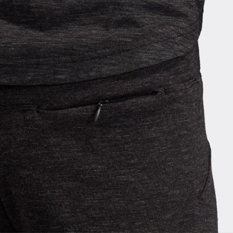 adidas Solid Color Breathable Drawstring Knitted Casual Shorts Women Shorts Black FI4099