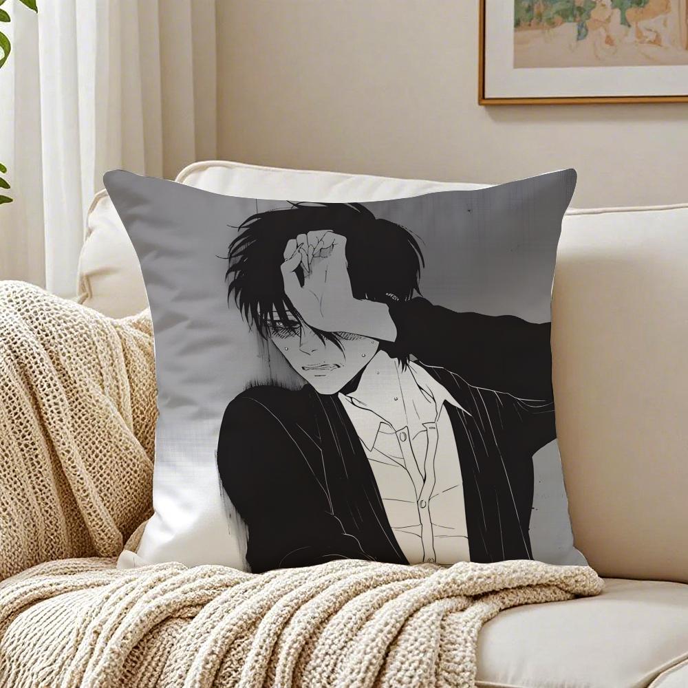 Dark Japanese Anime DDEVILS LINE Cushion Cover Pillowcase Antidustmite living Room Sofa Decor Cushion Room