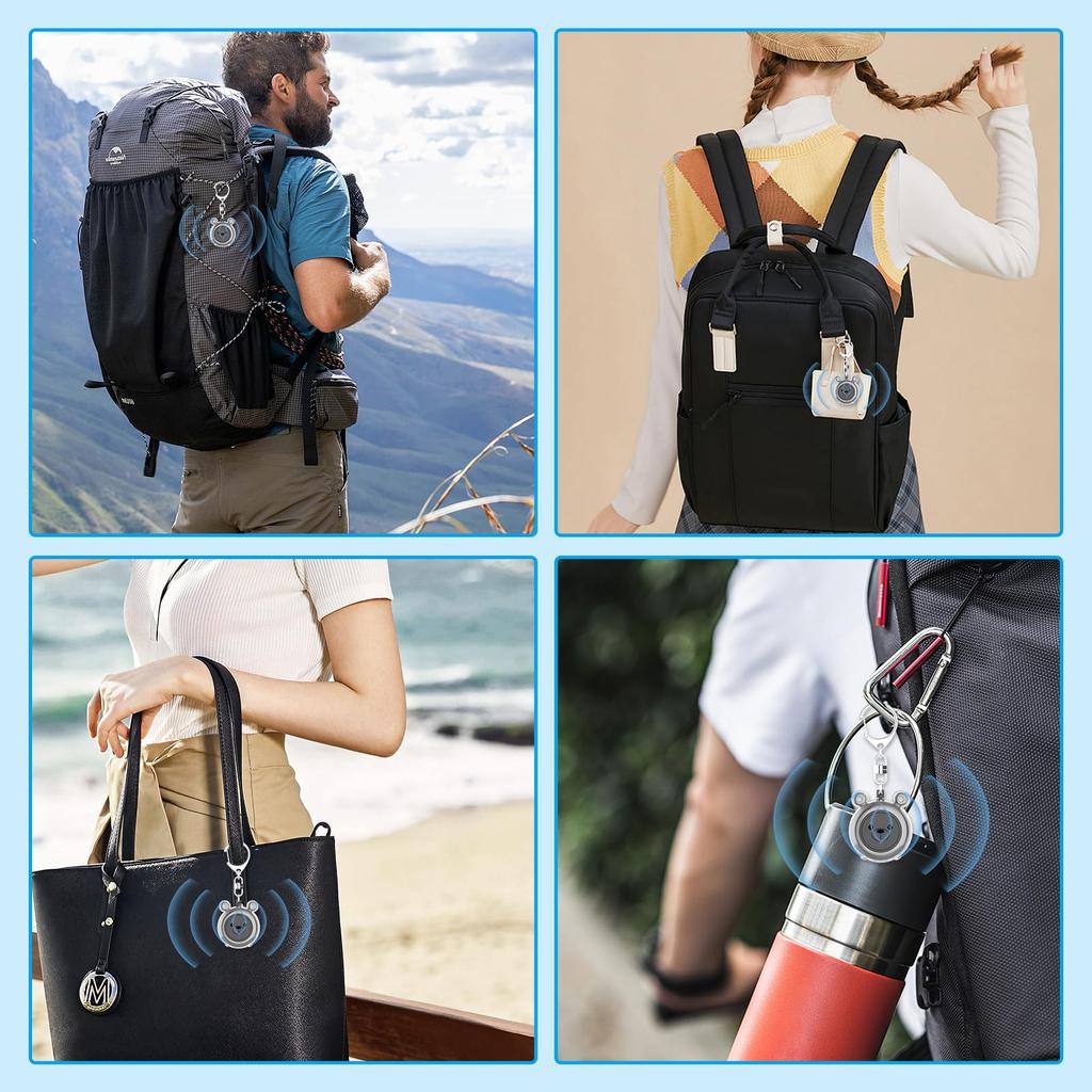 Coolooda Ultrasonic Insect Mosquito Pest Ultrasonic Mosquito Insect Pest Electromagnetic USB Long Standby Can Be Used Continuously for Up to 40 Comes