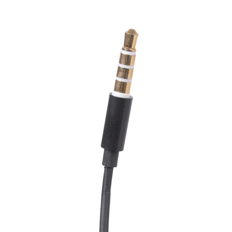 Einzelner In-Ear-Kopfhörer mit 3,5-mm-Mikrofon, Hohlrohr-Design für Smartphones, Fahren und Sport