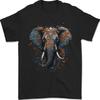Abstract Elephant Herren T Shirt 100 Baumwolle Vintage Graphic Comfortable Stylish Versatile Breathable
